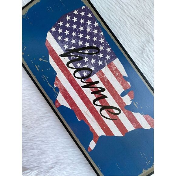 NWT Huntington Home 1 Reversible Design Horizontal Box Sign Plaque - Picture 11 of 12